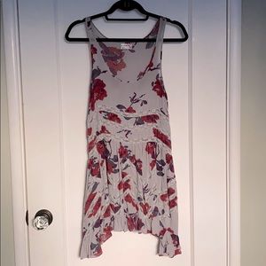 Voile and Lace Trapeze Slip